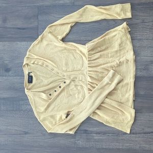 Long sleeve peplum top